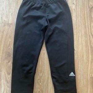Adidas 3/4 black climate leggings womens